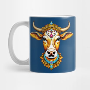 Pongal Decorated Cow Mug